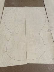 Curly maple Acoustic / Classical Guitar Back And Sides #7