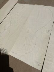 Curly maple Acoustic / Classical Guitar Back And Sides #7