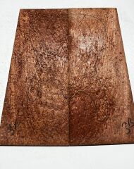 AA Grade Quilted Pommele Sapele Electric Guitar Drop Top set Bookmatch #3