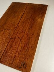 Birdseye Sapele Electric Guitar Drop Top set Bookmatch #1