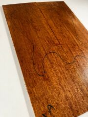 Birdseye Sapele Electric Guitar Drop Top set Bookmatch #1