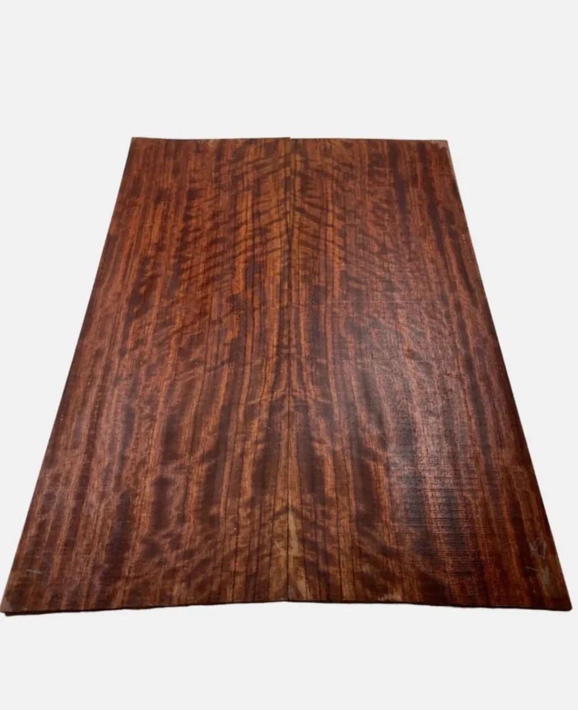 AAA Grade Figured Curly Bubinga Guitar Drop Top