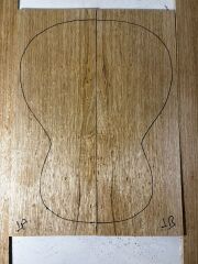 Birdseye White Korina Acoustic Guitar Back And Sides set