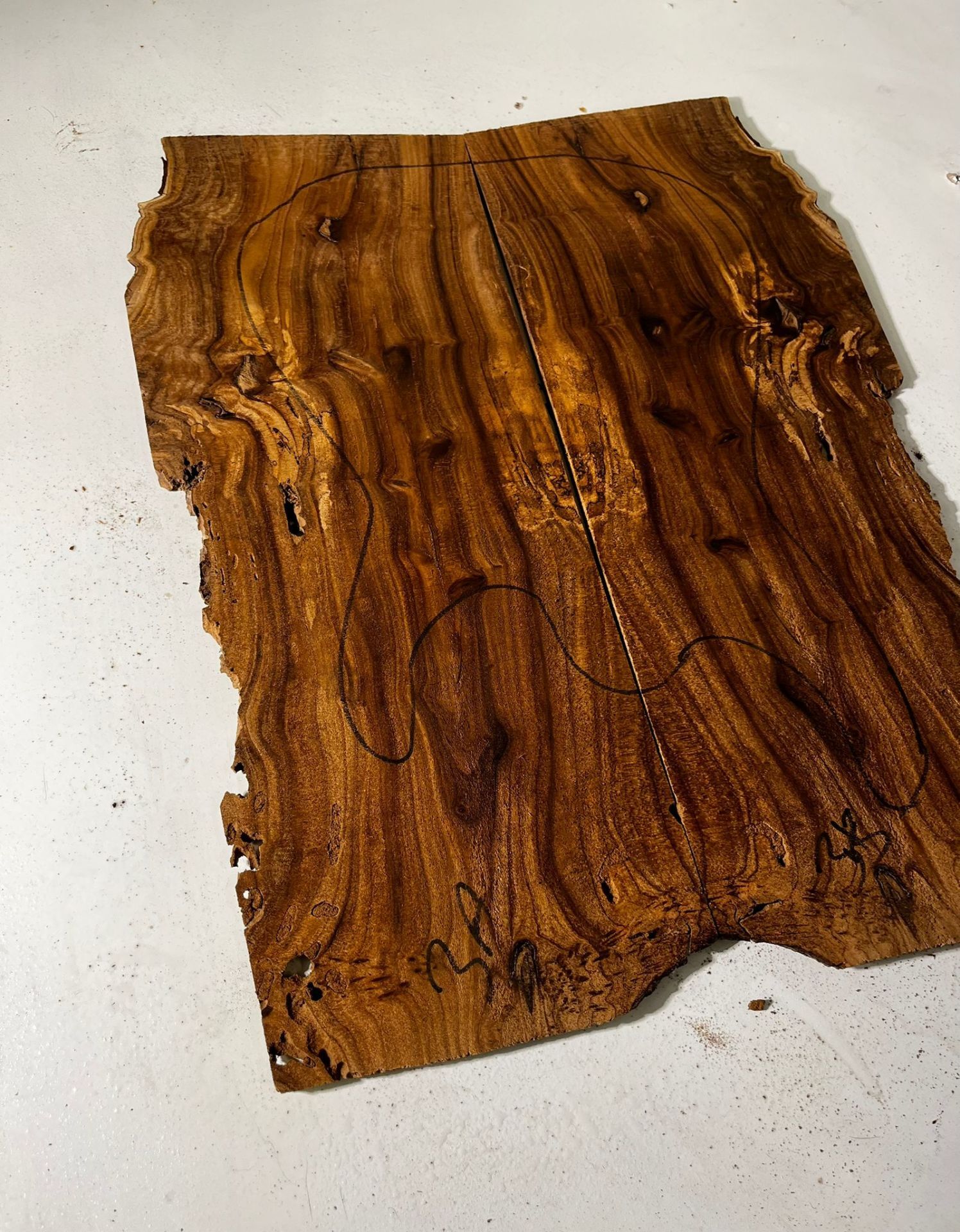 Silverberry Electric Guitar & Bass Drop Top Wood #3