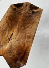 Flame Walnut Drop Top Luthier Guitar Figured Wood Bookmatched Set No:18