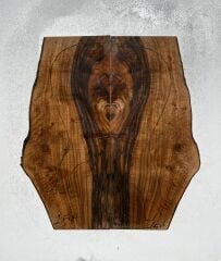 Turkish Walnut Drop Top Luthier Guitar Figured Wood Bookmatched Set No:15