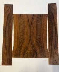 Master Grade Flame Bastogne Walnut Acoustic Guitar Back And Sides set #1