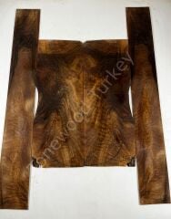 Master Grade Burl Walnut Acoustic Guitar Back And Sides set #1