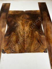 Master Grade Burl Walnut Acoustic Guitar Back And Sides set #1