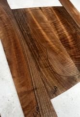 Master Grade Flame Claro Walnut Acoustic Guitar Back And Sides set #4