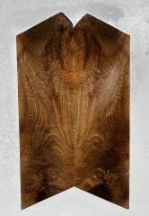 Turkish Walnut Drop Top Luthier Guitar Figured Wood Bookmatched Set No:17