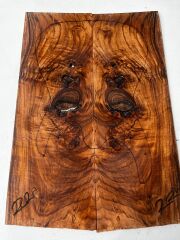 Turkish Walnut Drop Top Luthier Guitar Figured Wood Bookmatched Set No:22