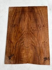 Turkish Walnut Drop Top Luthier Guitar Figured Wood Bookmatched Set No:30